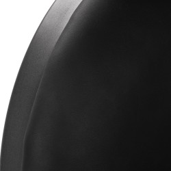 Gabbiano Fotel barberski Niccolo czarny bezguzikowy