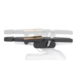 Fotel kosmetyczny elektryczny SILLON Lux 273b 3sil. v2 szary