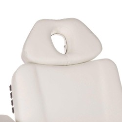 Elektryczny Fotel Kosmet Podgrzewany Br-6686 Biały obrotowy -Fotele kosmetyczne elektryczne- 