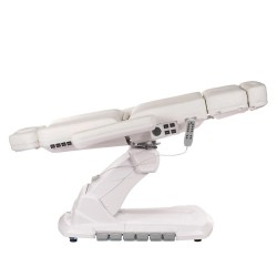 Elektryczny Fotel Kosmet Podgrzewany Br-6686 Biały obrotowy -Fotele kosmetyczne elektryczne- 