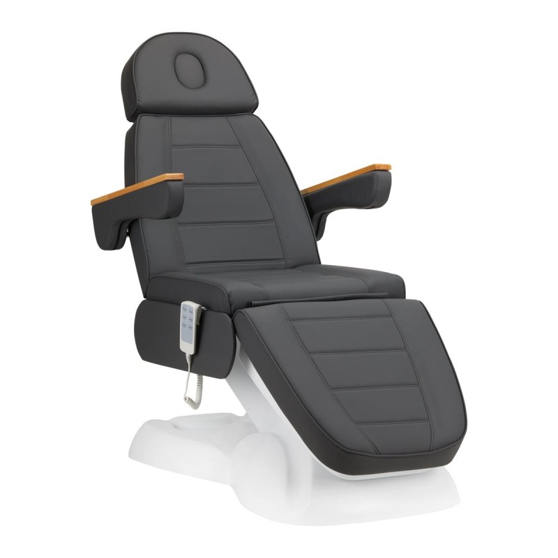 Fotel kosmetyczny elektryczny SILLON Lux 273b 3sil. v2 szary