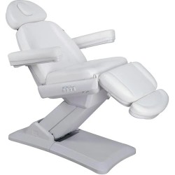 Fotel Kosmetyczny Taurus Biały Podgrzewany -Fotele kosmetyczne elektryczne- 
