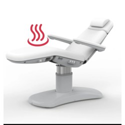 Fotel kosmetyczny AZUR biały z podgrzewaniem -Fotele kosmetyczne elektryczne- 