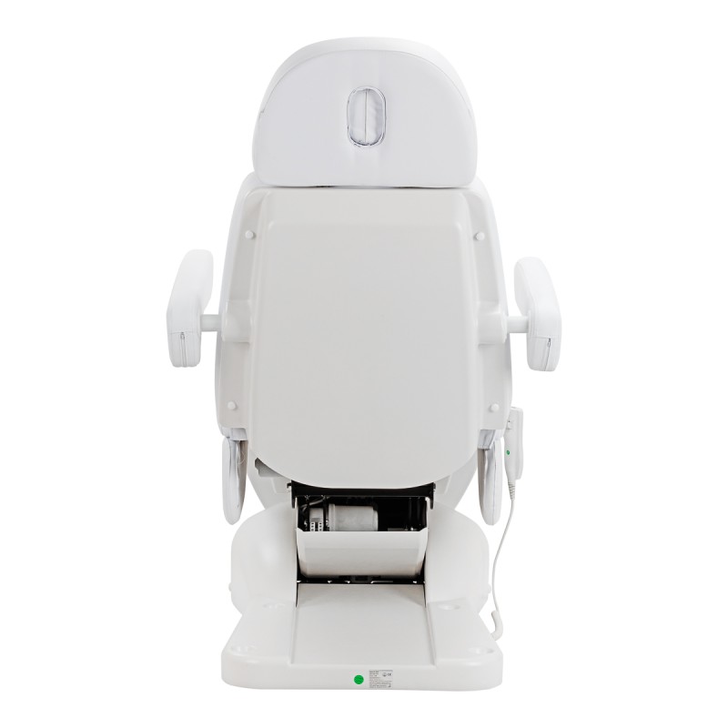 Biały fotel do zabiegów kosmetycznych Zaffiro Lux