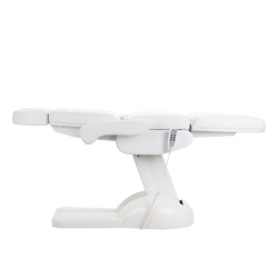 Biały fotel do zabiegów kosmetycznych Zaffiro Lux