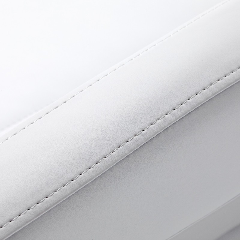 Biały fotel do zabiegów kosmetycznych Zaffiro Lux