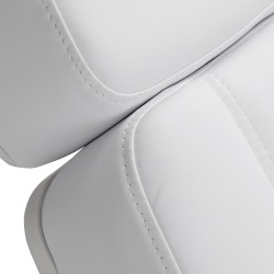 Biały fotel do zabiegów kosmetycznych Zaffiro Lux