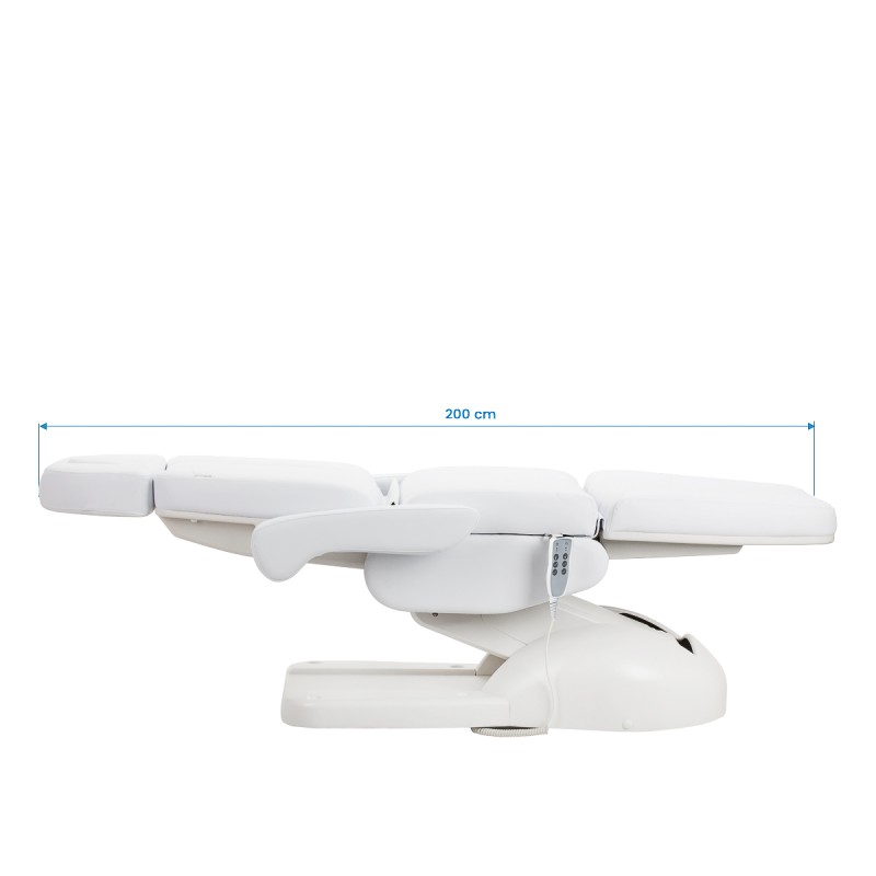 Biały fotel do zabiegów kosmetycznych Zaffiro Lux