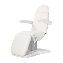 FOTEL KOSMETYCZNY ELEKTR. ECLIPSE 4 SILN. BIAŁY