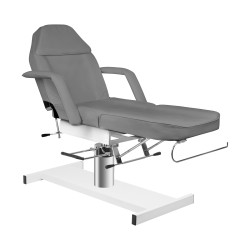 Szary fotel kosmetyczny hydrauliczny A210