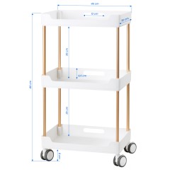 Pomocnik kosmetyczny 127 złoto biały