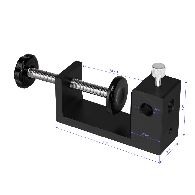 Lampa zabiegowa LED Yoga 22W czarna