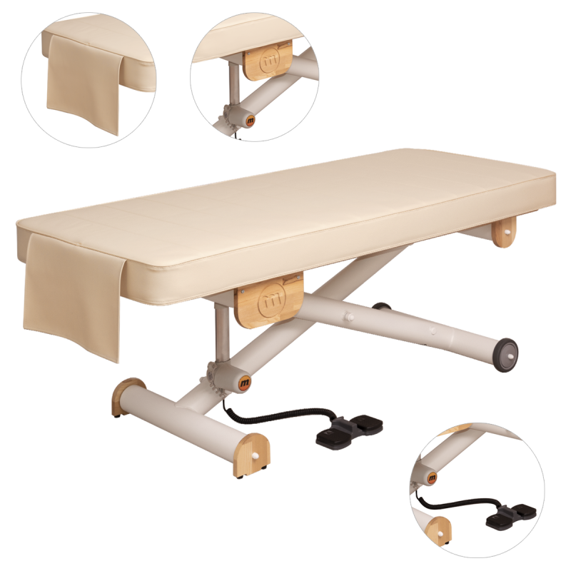 Łóżko do zabiegów Head SPA - Zen Lift AQUA -Elektryczne stoły do masażu- 