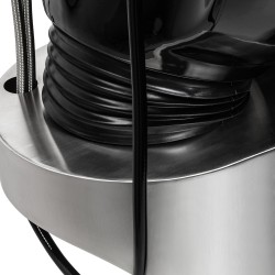 Gabbiano Myjnia fryzjerska Sylvia z elektrycznym podnóżkiem i masażem czarna