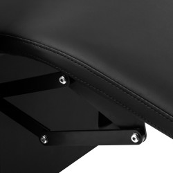 Black shampoo chair with massage