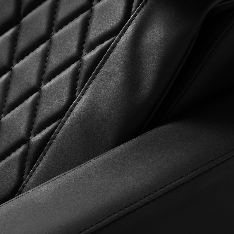 Gabbiano Myjnia fryzjerska Sylvia z elektrycznym podnóżkiem i masażem czarna