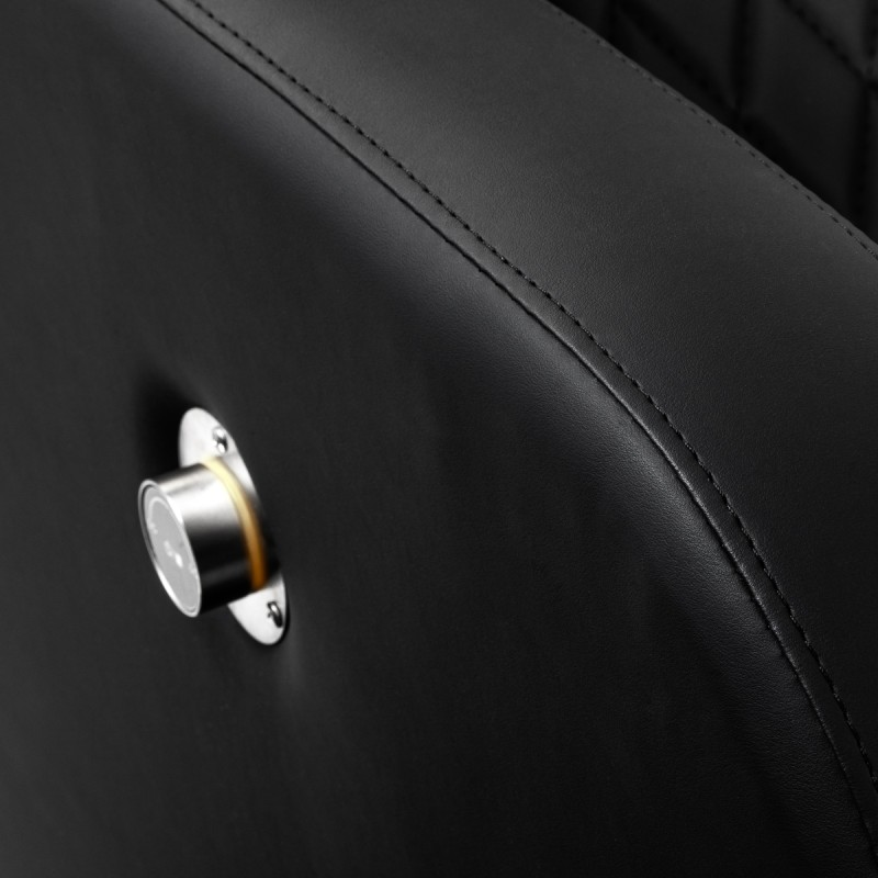 Czarna myjnia fryzjerska z masażem