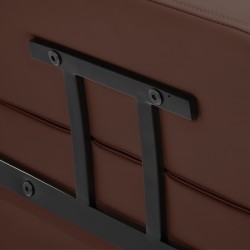 Gabbiano fotel fryzjerski Porto czarno czekoladowy