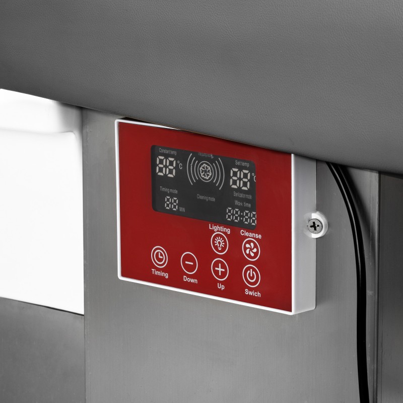 Grey head-spa shampoo chair