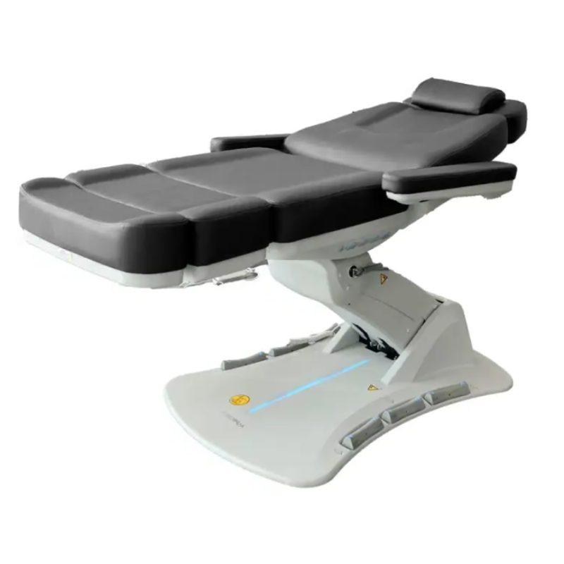 Fotel Kosmetyczny Elektryczny Aspromus 2403 Z Podgrzewaniem - grafitowy -Fotele kosmetyczne elektryczne- 