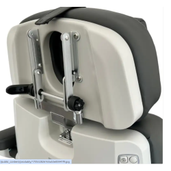 Fotel kosmetyczny NIKO F obrotowy z podgrzewaniem - grafitowy -Strona główna- 