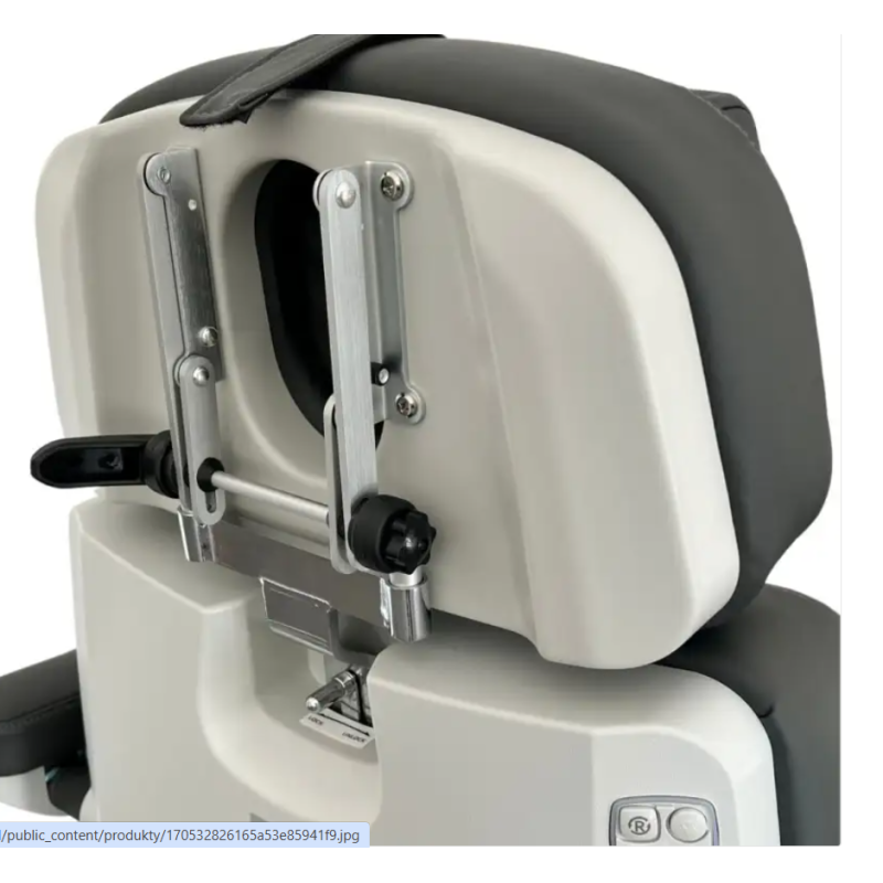 Fotel kosmetyczny NIKO F obrotowy z podgrzewaniem - grafitowy -Strona główna- 