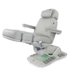 Fotel kosmetyczny NIKO F obrotowy z podgrzewaniem - Jasnoszary -Strona główna- 