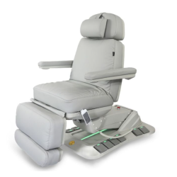 Fotel kosmetyczny NIKO F obrotowy z podgrzewaniem - Jasnoszary -Strona główna- 