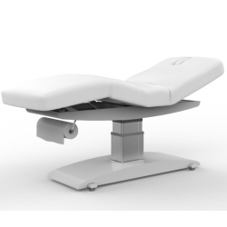 Łóżko kosmetyczne LUNA T PLUS PURE z podgrzewaniem - Biały -Strona główna- 