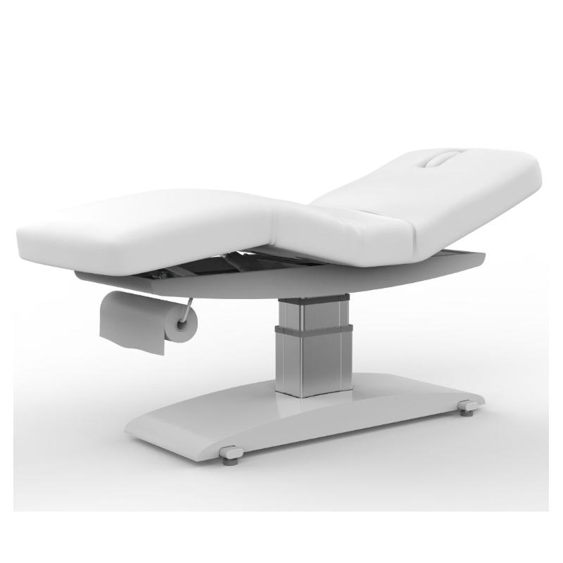 Łóżko kosmetyczne LUNA T PLUS PURE z podgrzewaniem - Biały -Strona główna- 