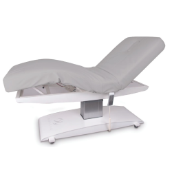 Łóżko kosmetyczne LUNA T PLUS PURE z podgrzewaniem - Jasnoszary -Strona główna- 