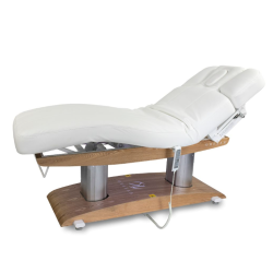 Łóżko kosmetyczne LUNA H PLUS z podgrzewaniem - Biały -Strona główna- 