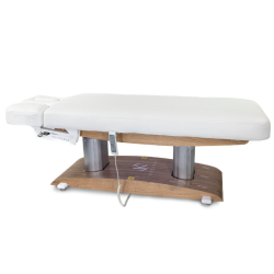 Łóżko kosmetyczne LUNA H PLUS z podgrzewaniem - Biały -Strona główna- 