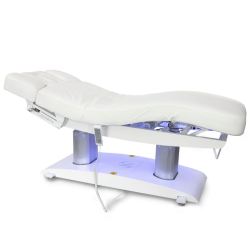 Łóżko kosmetyczne LUNA H PLUS PURE z podgrzewaniem - Biały -Strona główna- 