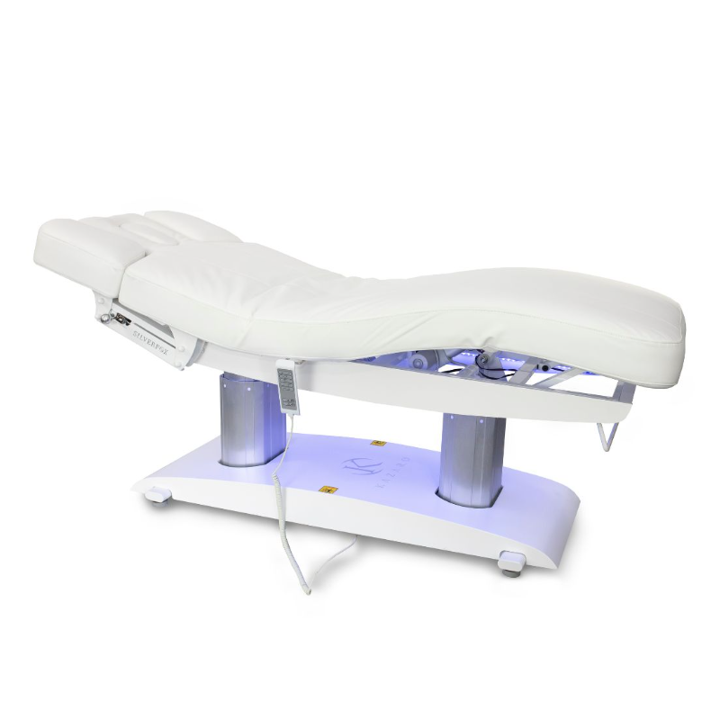 Łóżko kosmetyczne LUNA H PLUS PURE z podgrzewaniem - Biały -Strona główna- 