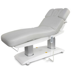 Łóżko kosmetyczne LUNA H PLUS PURE z podgrzewaniem - Jasnoszary -Strona główna- 