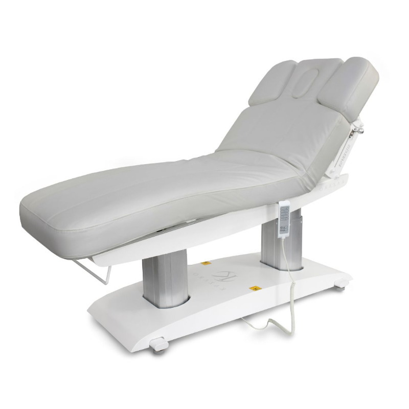 Łóżko kosmetyczne LUNA H PLUS PURE z podgrzewaniem - Jasnoszary -Strona główna- 