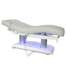 Łóżko kosmetyczne LUNA H PLUS PURE z podgrzewaniem - Jasnoszary -Strona główna- 