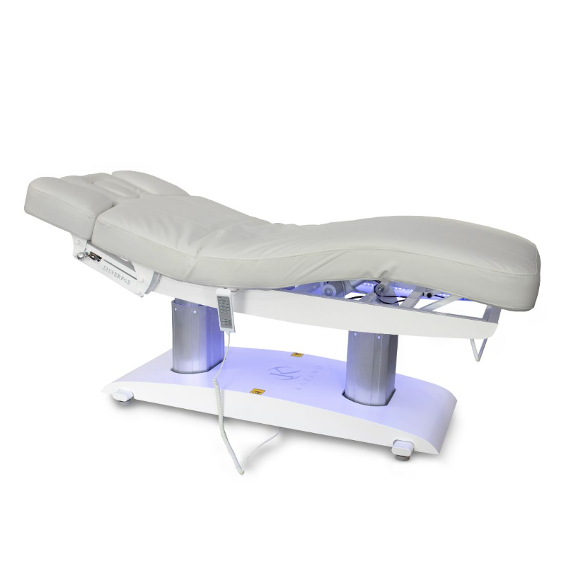 Łóżko kosmetyczne LUNA H PLUS PURE z podgrzewaniem - Jasnoszary -Strona główna- 