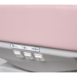 Fotel zabiegowy ANGEL Plus z podgrzewaniem - Rose -Strona główna- 