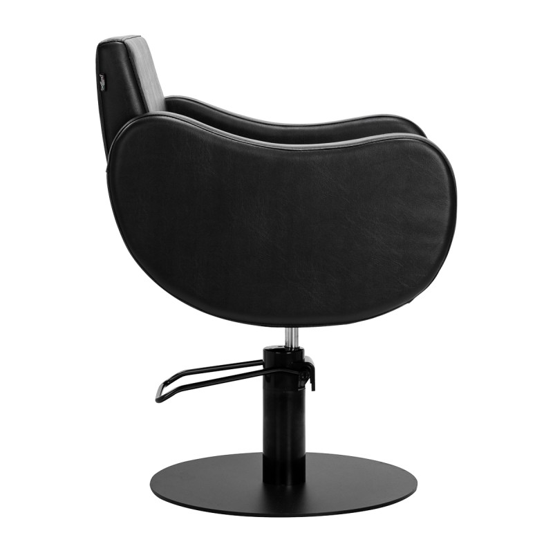 Gabbiano fotel fryzjerski Sewilla Czarny podstawa czarna