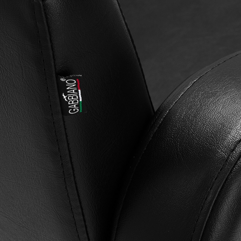 Gabbiano fotel fryzjerski Sewilla Czarny podstawa czarna