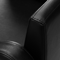 Gabbiano fotel fryzjerski Sewilla Czarny podstawa czarna