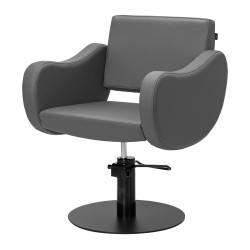 Gabbiano fotel fryzjerski Sewilla Szary podstawa czarna