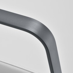 Szaro-biały fotel fryzjerski Studio Line