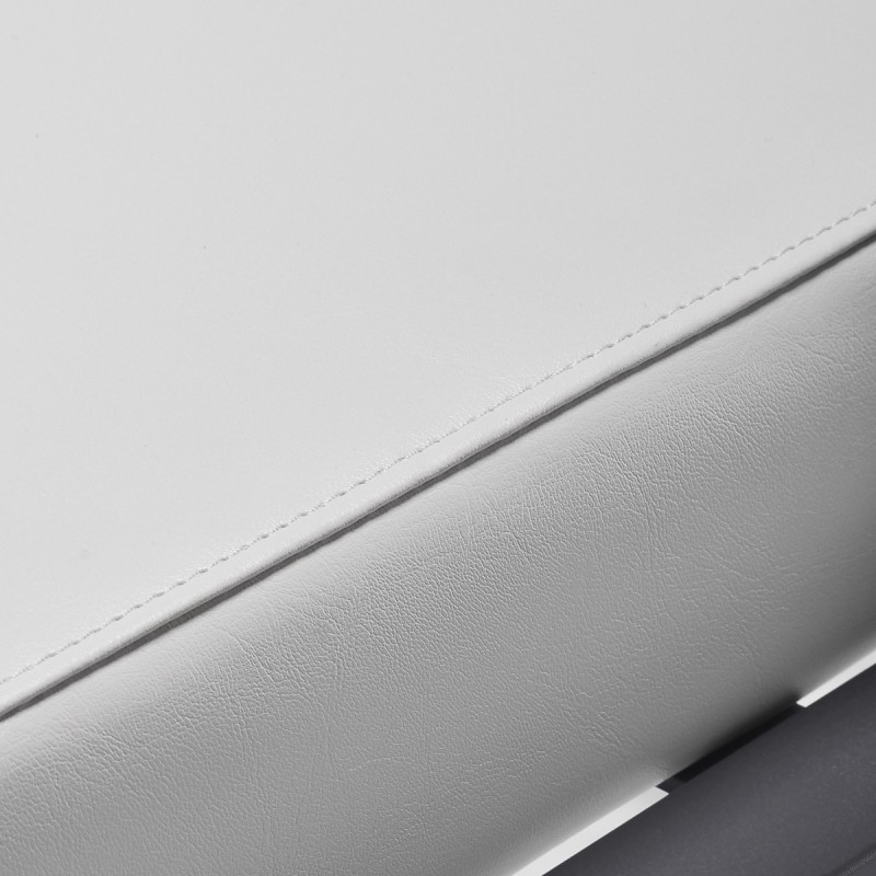 Szaro-biały fotel fryzjerski Havana