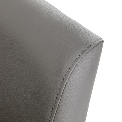 Gabbiano fotel fryzjerski Lucca Szary czarna podstawa