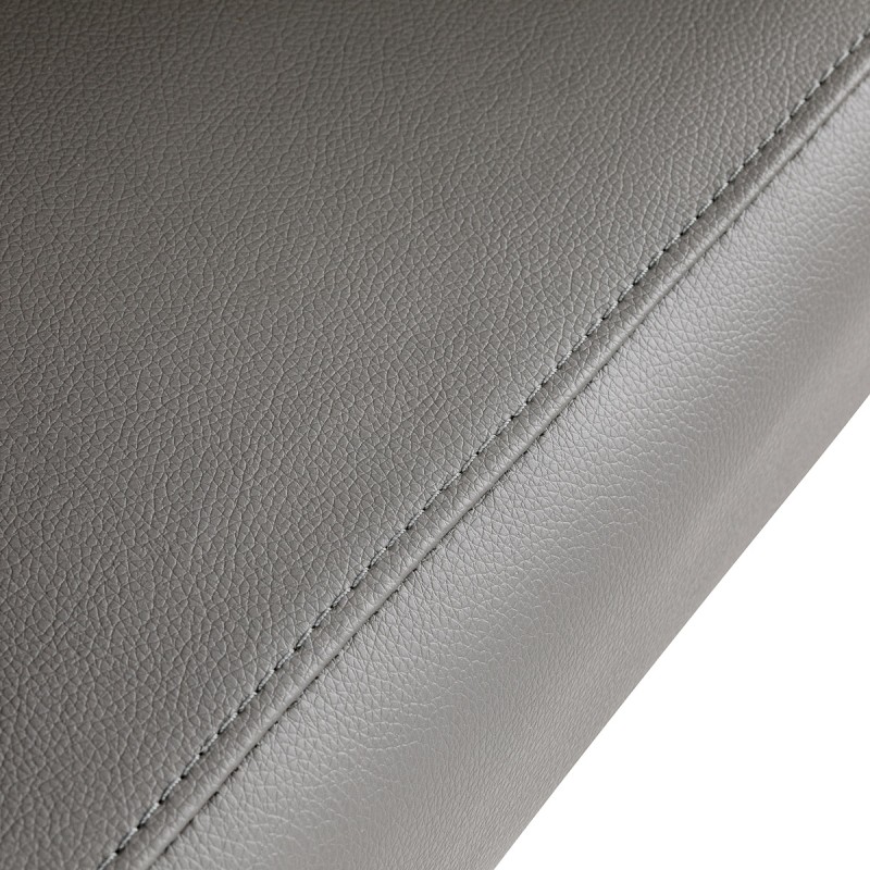 Gabbiano fotel fryzjerski Lucca Szary czarna podstawa