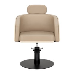 Gabbiano fotel fryzjerski Wratislavia beżowy czarna podstawa