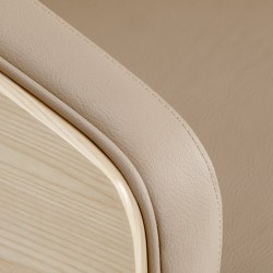 Gabbiano fotel fryzjerski Wratislavia beżowy czarna podstawa